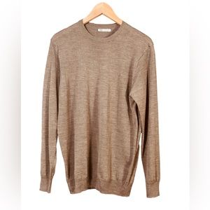 Zara Mens Lightweight Sweater Size Medium brown